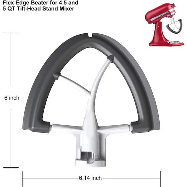 For Kitchen Aid Tilt-Head Flat Beater Silicone 4.5-5 Quart Mixer
