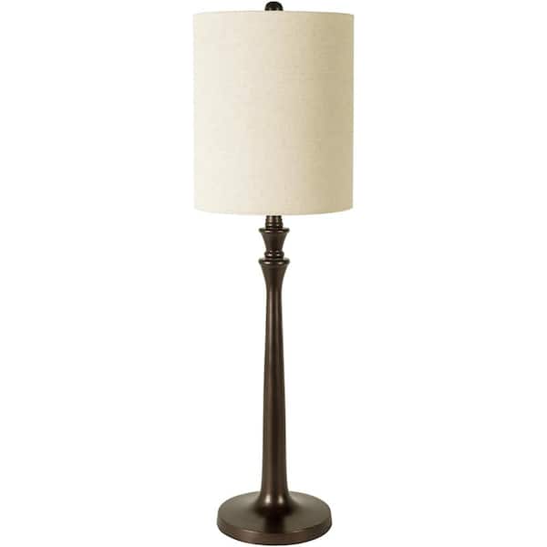 Bettiny BTI-001 34 in. H x 10 in. W x 10 in. D Buffet Table Lamp, Bronze