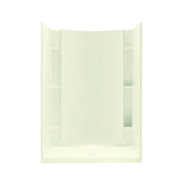 STERLING Accord 36 in. x 42 in. x 75.75 in. Shower Kit in Biscuit with ...