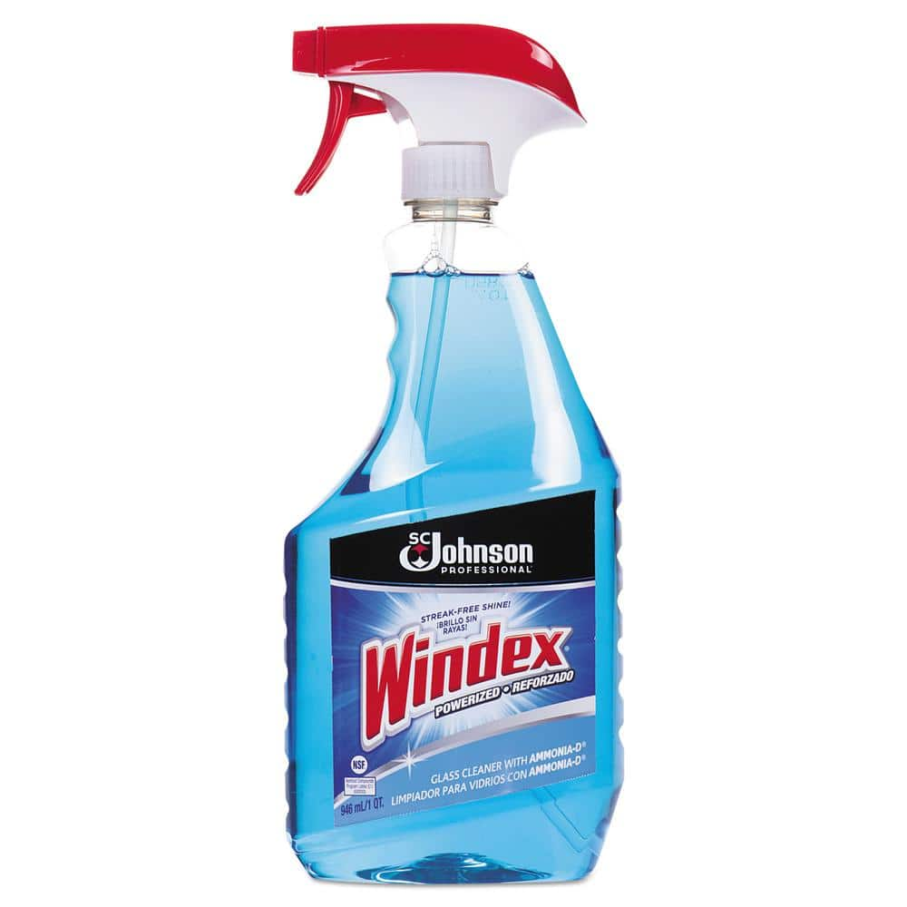 Windex Glass Cleaner With Ammonia D 32 Oz Capped Bottle With Trigger 12carton Sjn695237 3993