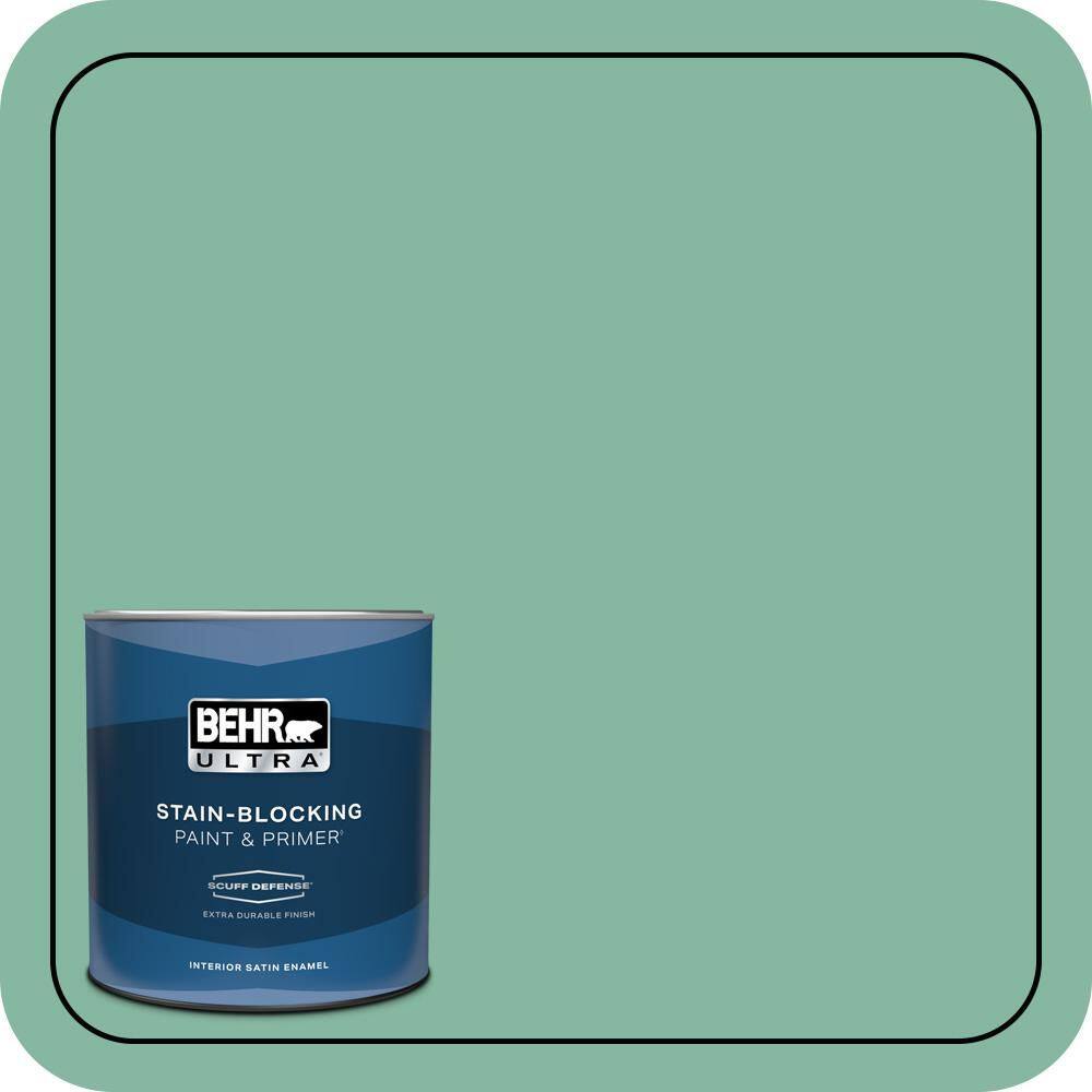 1 qt. #480D-4 Indian Ocean Extra Durable Satin Enamel Interior Paint & Primer price history on PriceWatchPro
