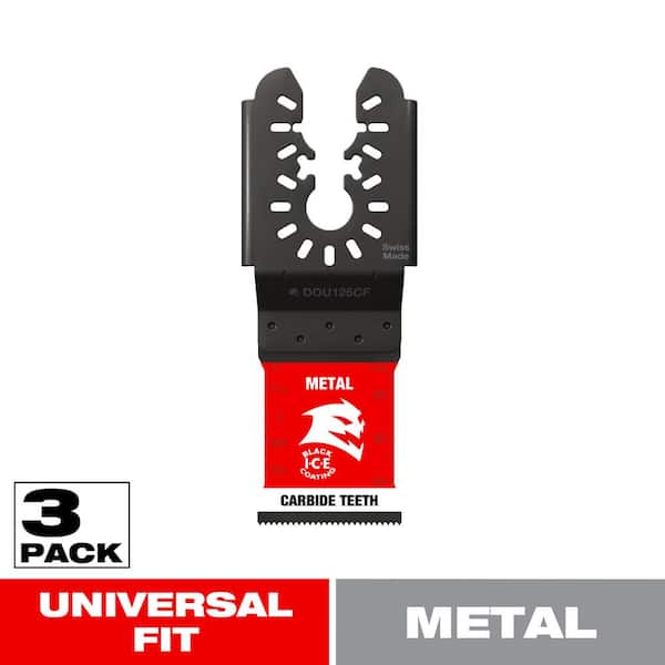 1-1/4 in. AMPED Steel Demon Universal Fit Carbide Teeth Oscillating Tool Blades for Metal