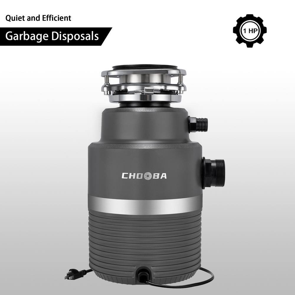 Trifecte Scrapper 1 HP Continuous Feed Garbage Disposal with Sound