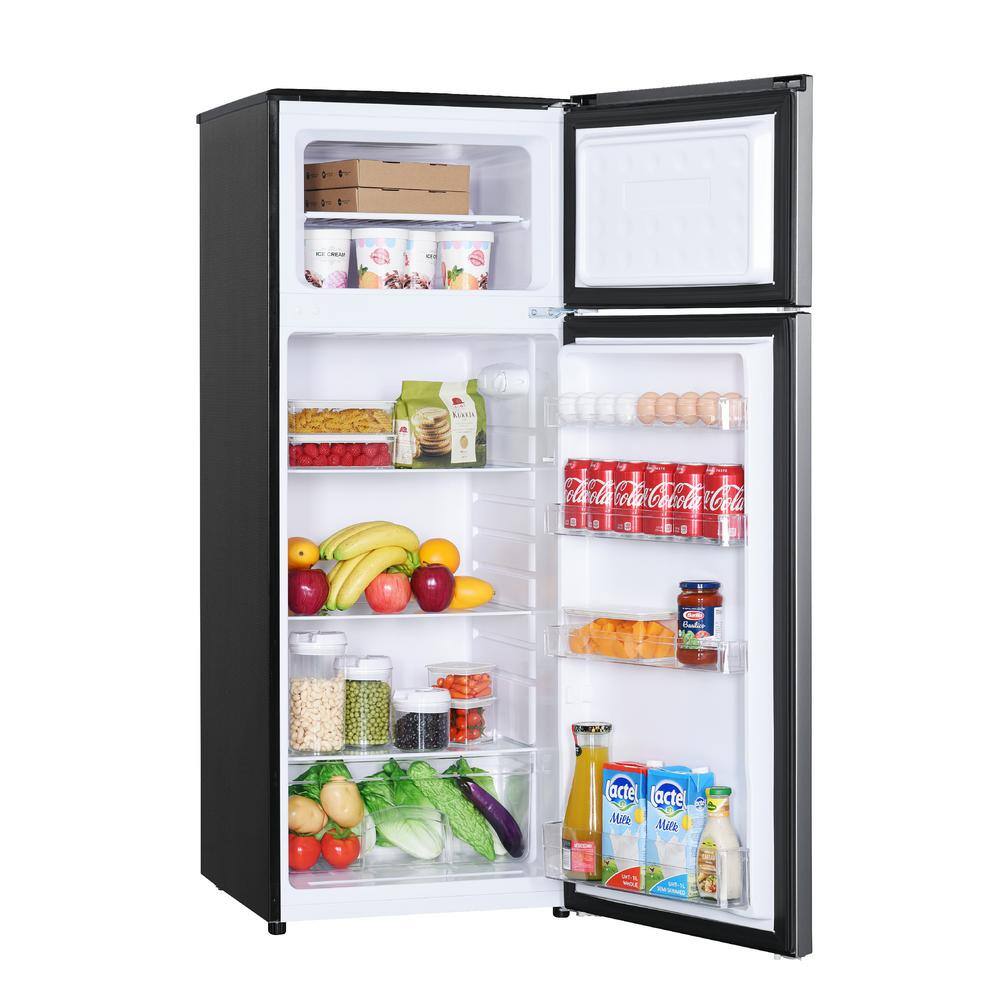 Buy 7.3 cu. ft. 2Door Mini Fridge in Platinum Steel with Freezer Online at Lowest Price in Ubuy