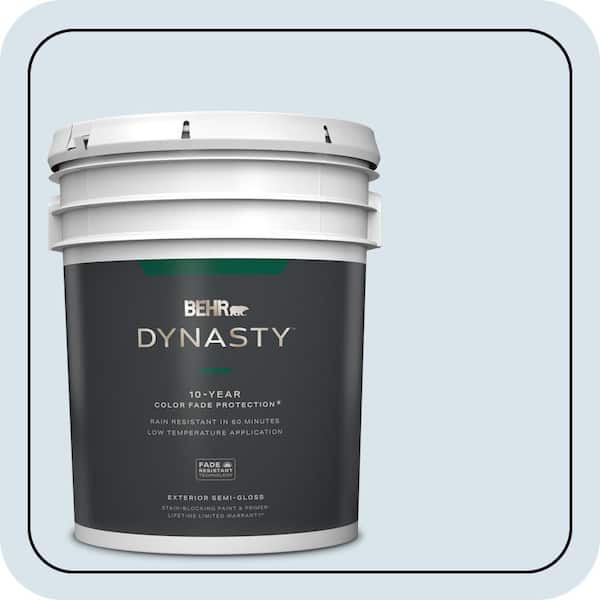 BEHR DYNASTY 5 gal. #570C-1 Arctic Shadow Semi-Gloss Exterior Stain-Blocking Paint & Primer