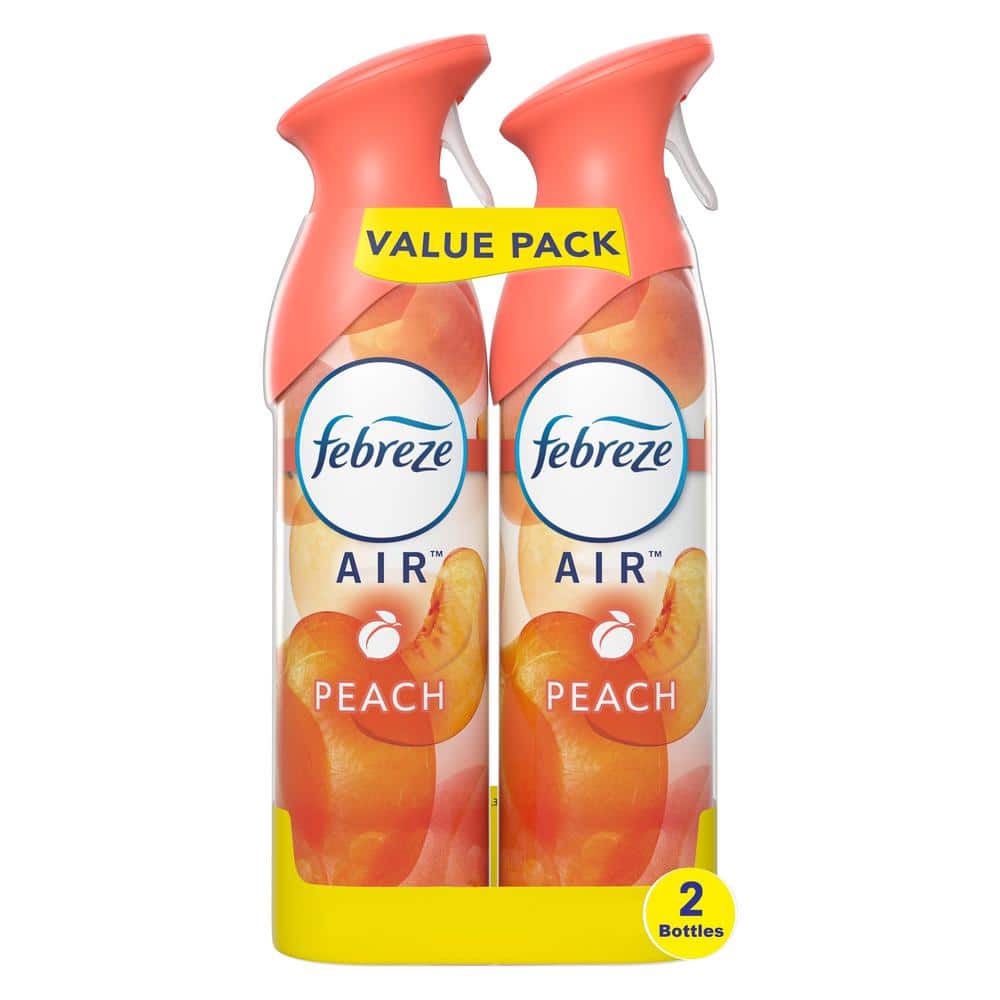 Febreze Air Effects 8.8 oz. Peach Scent Air Freshener Spray (2-Pack)  003700068436 - The Home Depot