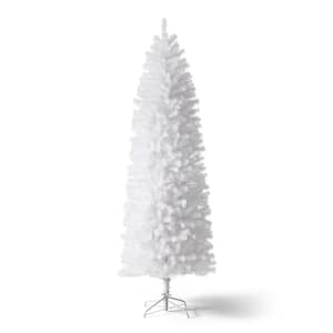 7.5 ft. White Pencil Tinsel Artificial Christmas Tree