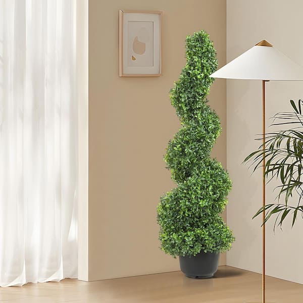 VEVOR Artificial Topiaries Boxwood Trees 36 in. Green VEVOR Artificial Topiaries Boxwood Trees 36 in. Green