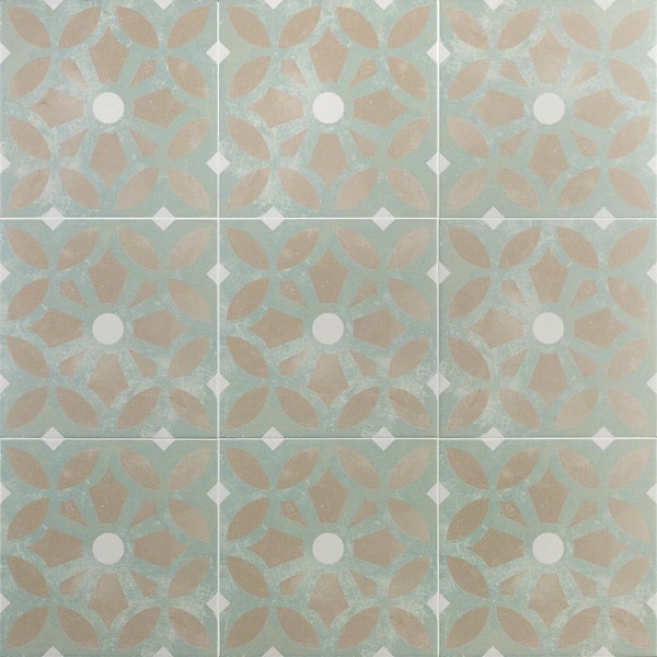 Ivy Hill Tile Anabella Louvre 9 in. x 9 in. x 11mm Matte Porcelain Floor and Wall Tile (10.76 sq. ft. / box)
