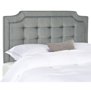 Sapphire Gray Upholstered King Headboard