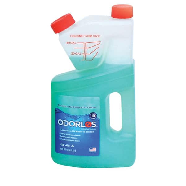 Valterra Odorlos Holding Tank Treatment - 40 oz. Self-Measuring Bottle