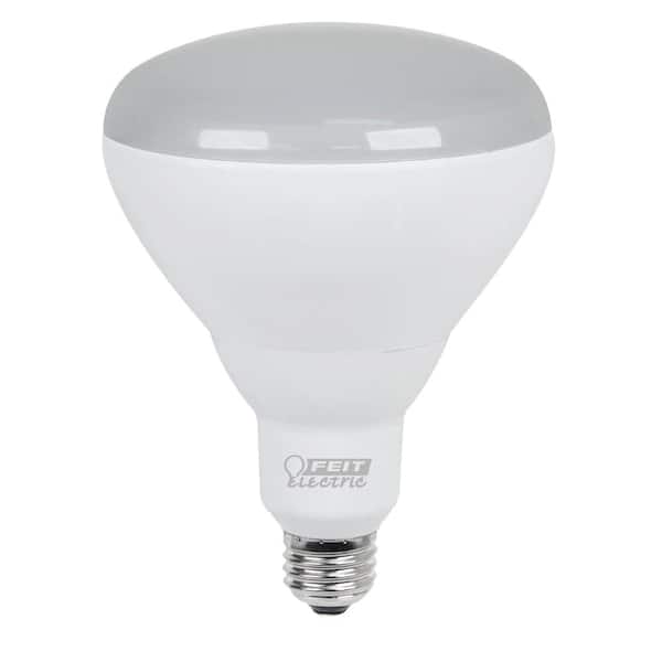 Feit Electric 75W Equivalent Soft White (2700K) BR40 Dimmable LED Light Bulb (Case of 4)