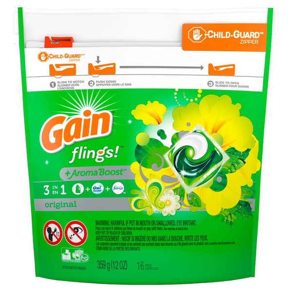 Gain DO NOT SELL Flings Original Scent Laundry Detergent (16-Count)