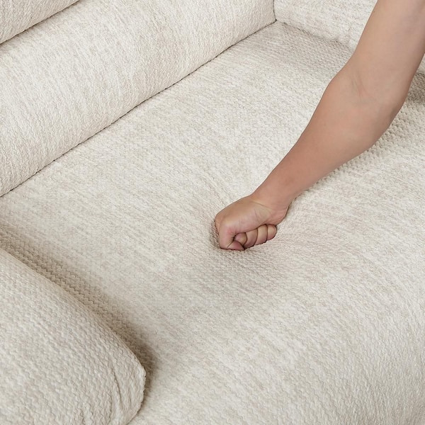 Lazzara Vortex 69 in W Microfiber Fabric 2-Seater Manual Double