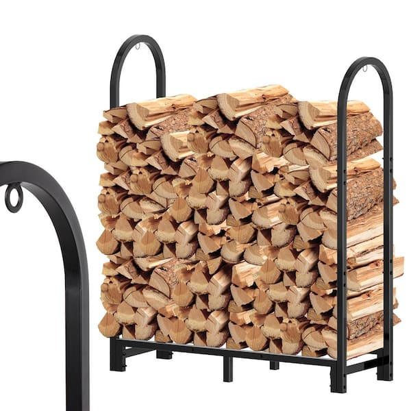 WaLensee 3 ft. Heavy-Duty Outdoor Firewood Rack