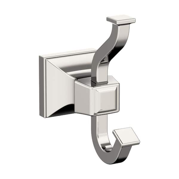 Amerock Mulholland J-Hook Single Robe/Towel Hook in Polished Nickel