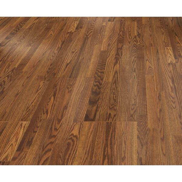 DuPont Montreal Gunstock Laminate Flooring - 5 in. x 7 in. Take Home Sample-DISCONTINUED