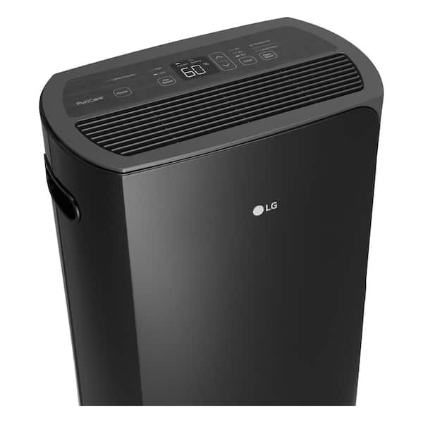 LG - PuriCare 50-Pint Dehumidifier with Clear Bucket with Handle