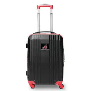 MLB Atlanta Braves 21 in. Red Hardcase 2-Tone Luggage Carry-On Spinner Suitcase