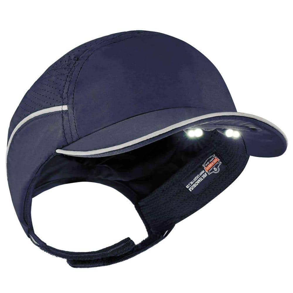 Skullerz Lightweight Bump Cap Hat with LED Lighting 8965 - The Home Depot