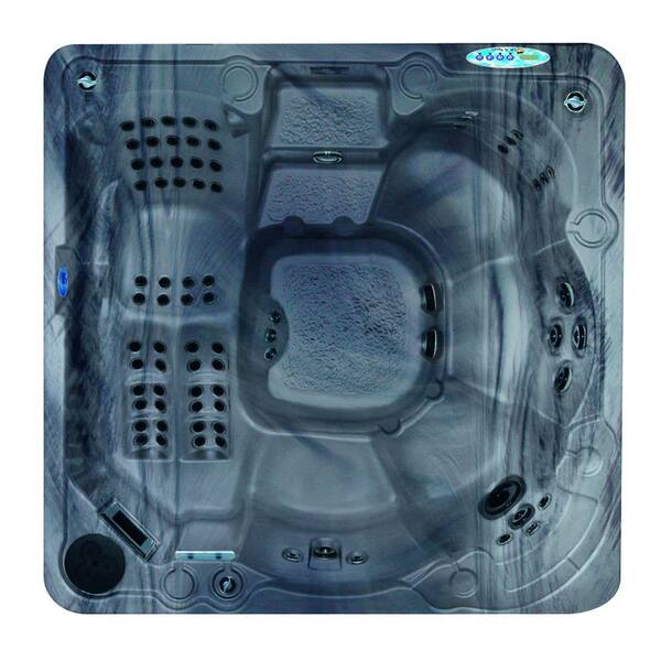 QCA Spas Naples 6-Person 93-Jet Spa with Ultra Wave, Ozonator, LED Light, Polar Insulation, WOW Sound System and Hard Cover