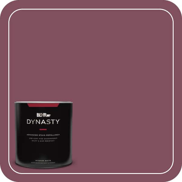 BEHR DYNASTY 1 qt. #T17-14 Artful Magenta Matte Interior Stain-Blocking Paint and Primer