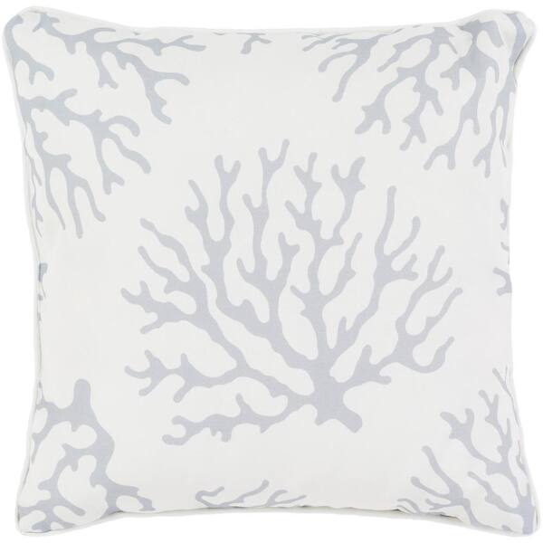 Artistic Weavers Brilva Grey Graphic Polyester 16 in. x 16 in. Throw Pillow