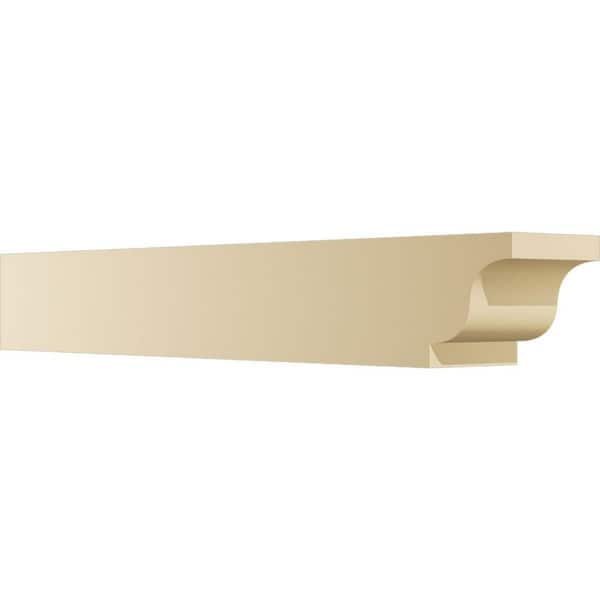 Ekena Millwork Standard Newport 6 in. W x 6 in. H x 42 in. D Signature Urethane Rafter Tail Outlooker
