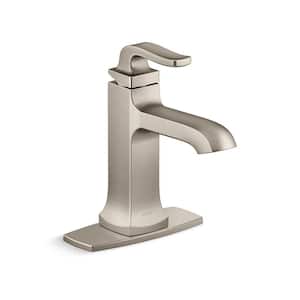 Rubicon Single Hole Single Handle Bathroom Faucet in Vibrant Brushed Nickel