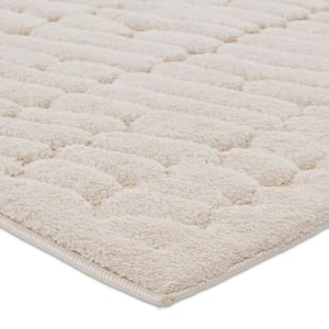 Barros Cream 9 ft. x 12 ft. Abstract Area Rug