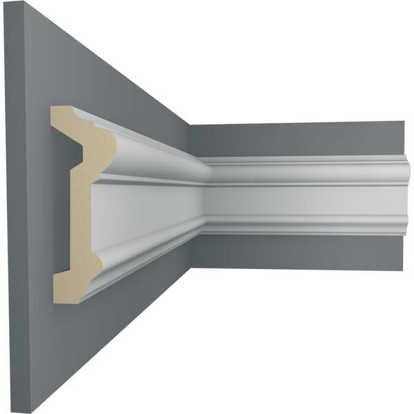 Ekena Millwork 1-1/4 in. x 3-5/8 in. x 94-1/2 in. Polyurethane Dublin Casing