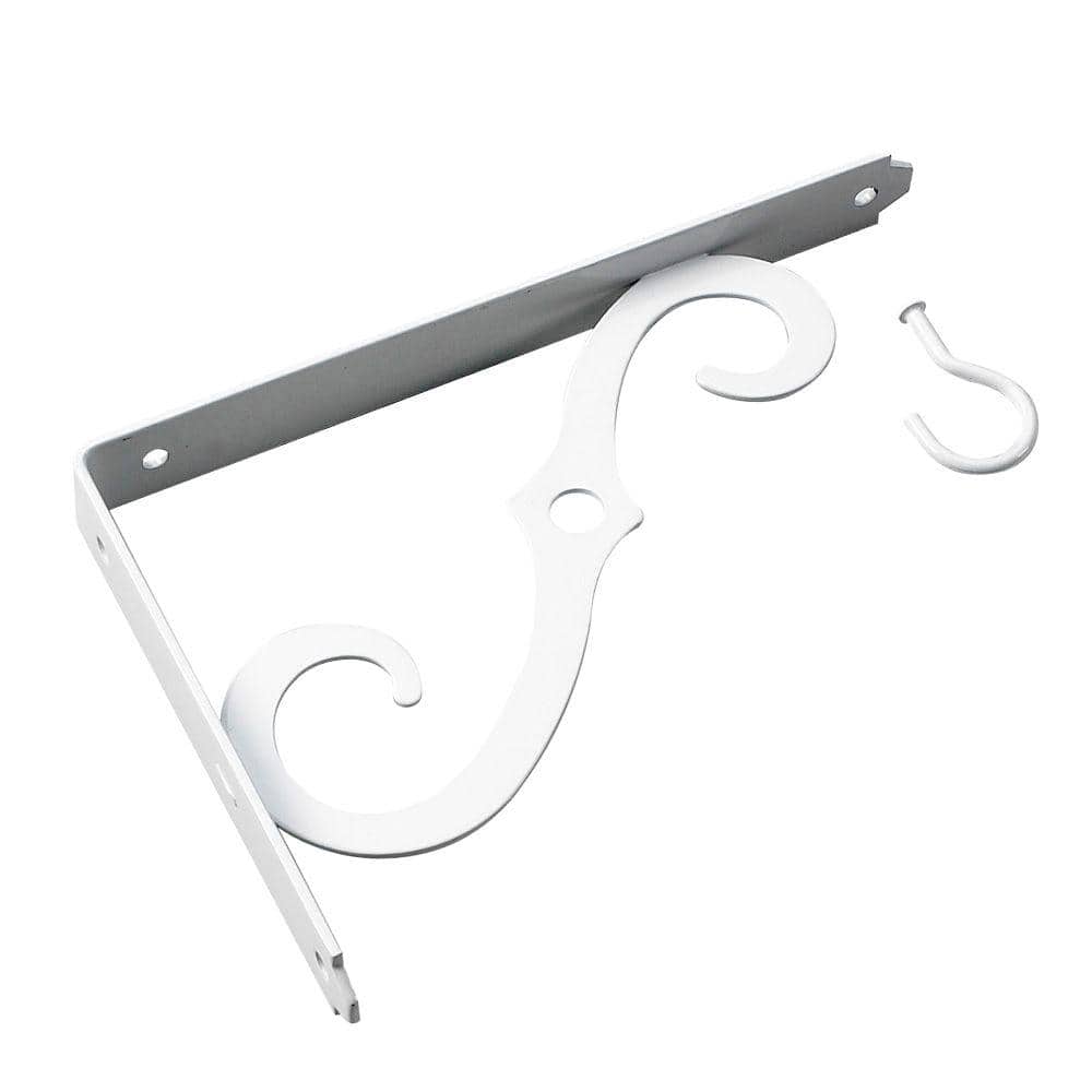 8 in. (203 mm) x 5-1/2 in. (140 mm) White Metal Ornamental Bracket price history on PriceWatchPro