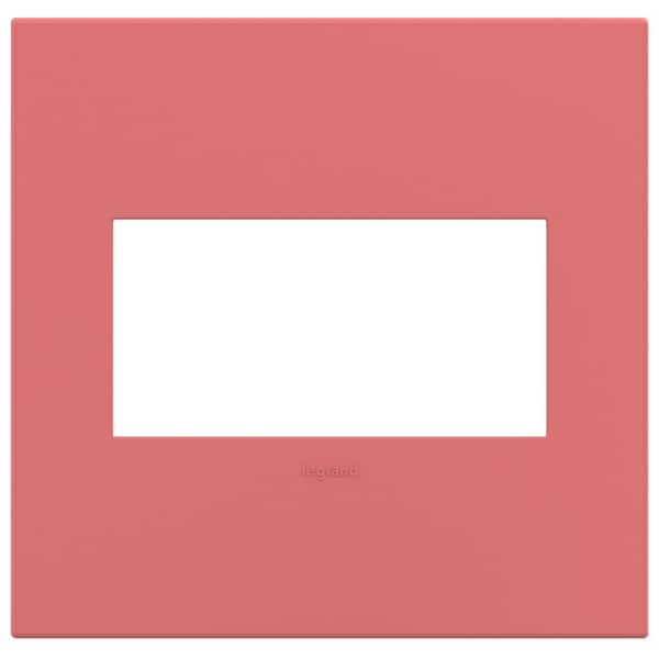 Legrand adorne 2 Gang Decorator/Rocker Wall Plate, Hibiscus (1-Pack)
