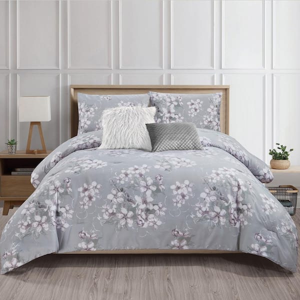 Unbranded Multi-Colored Floral Full/Queen Polyester Comforter Only