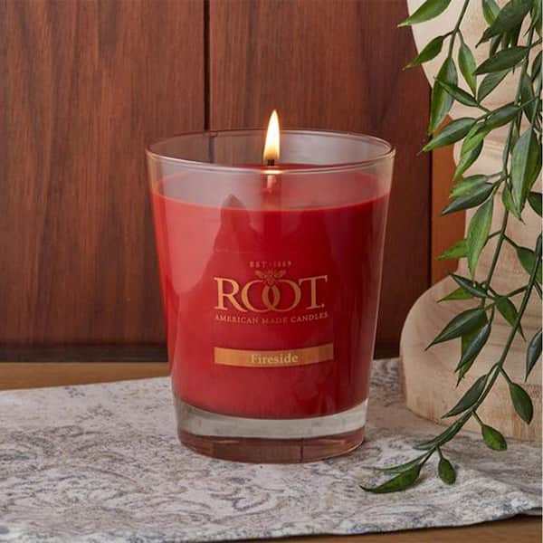 ROOT CANDLES Veriglass Fireside Autumn Rust Scented Jar Candle