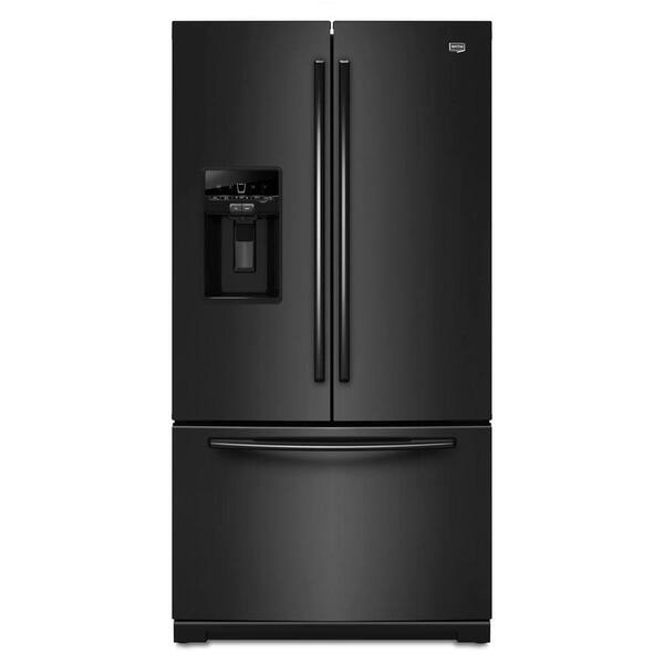 Maytag Ice2O 28.6 cu. ft. French Door Refrigerator in Black-DISCONTINUED