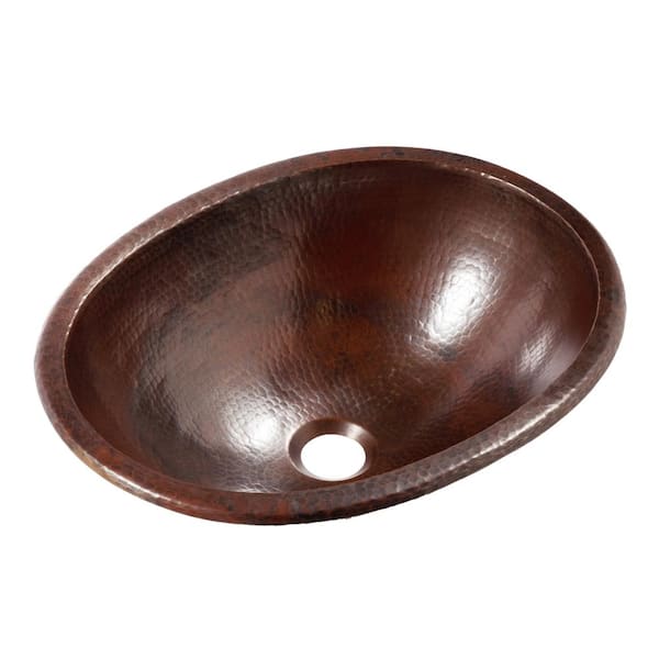 Schrodinger 17 in. Dual Flex Bathroom Sink in Aged Copper
