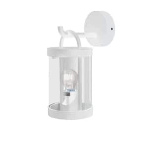 White Elegant European Design Outdoor Wall Light, Wall Sconce Light Fixture, Mount Hang Lamp 1-Light