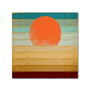14 in. x 14 in. Beautiful Day by Tammy Kushnir Floater Frame Abstract Wall Art