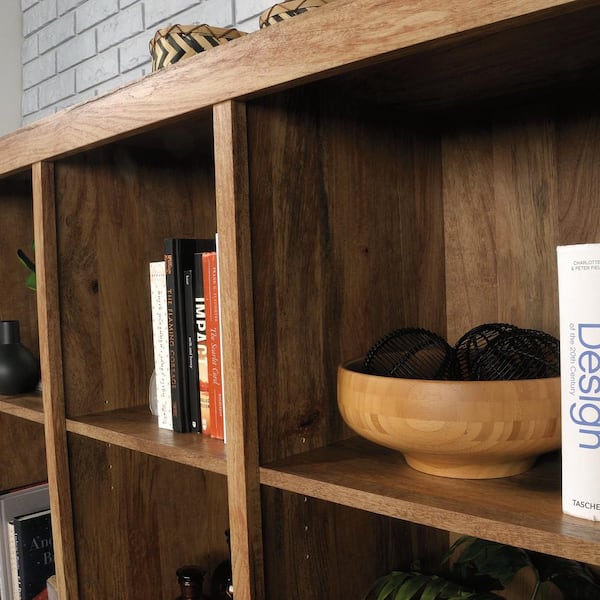 Bathroom Open Shelves Cabinet with Barn Door Hidden Storage - Knick of Time