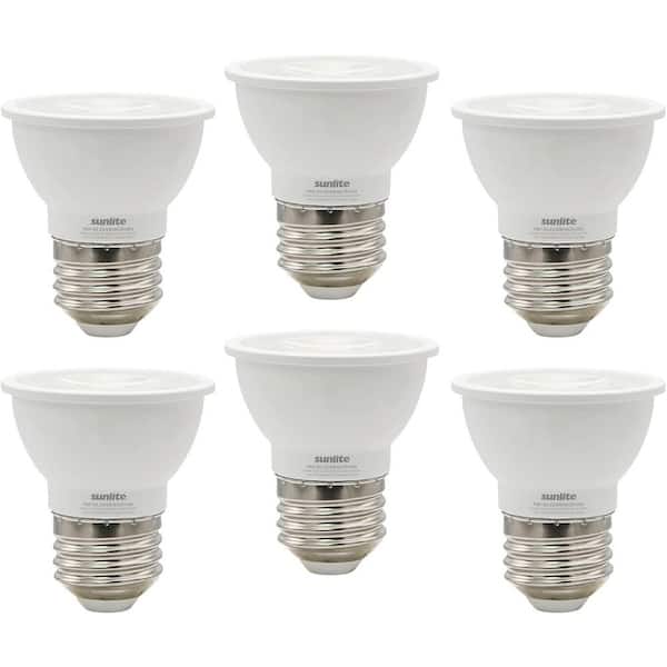 Sunlite 50-Watt Equivalent PAR16 Dimmable and ETL Listed LED Light Bulb in Cool White, 4000K (6-Pack)