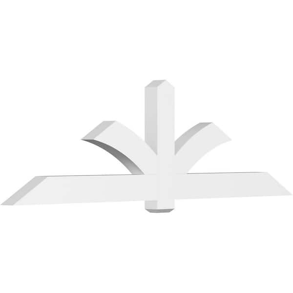 Ekena Millwork Redmond 96 in. W x 28 in. H x 4 in. D Signature Polyurethane Bracket