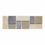 Continental Slate Multi-Colored 4 in. x 12 in. Porcelain Decorative Accent Floor and Wall Tile (0.33333 sq. ft. / piece)