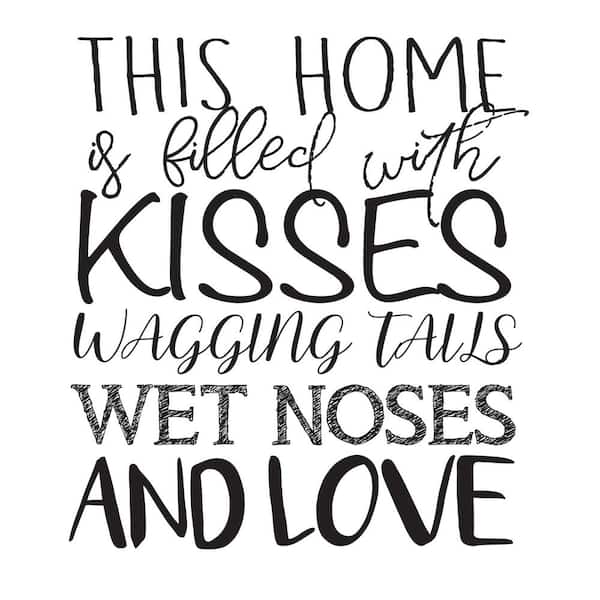 Download Wallpops Black Wagging Tails And Wet Noses Wall Quote Decal Dwpq2898 The Home Depot