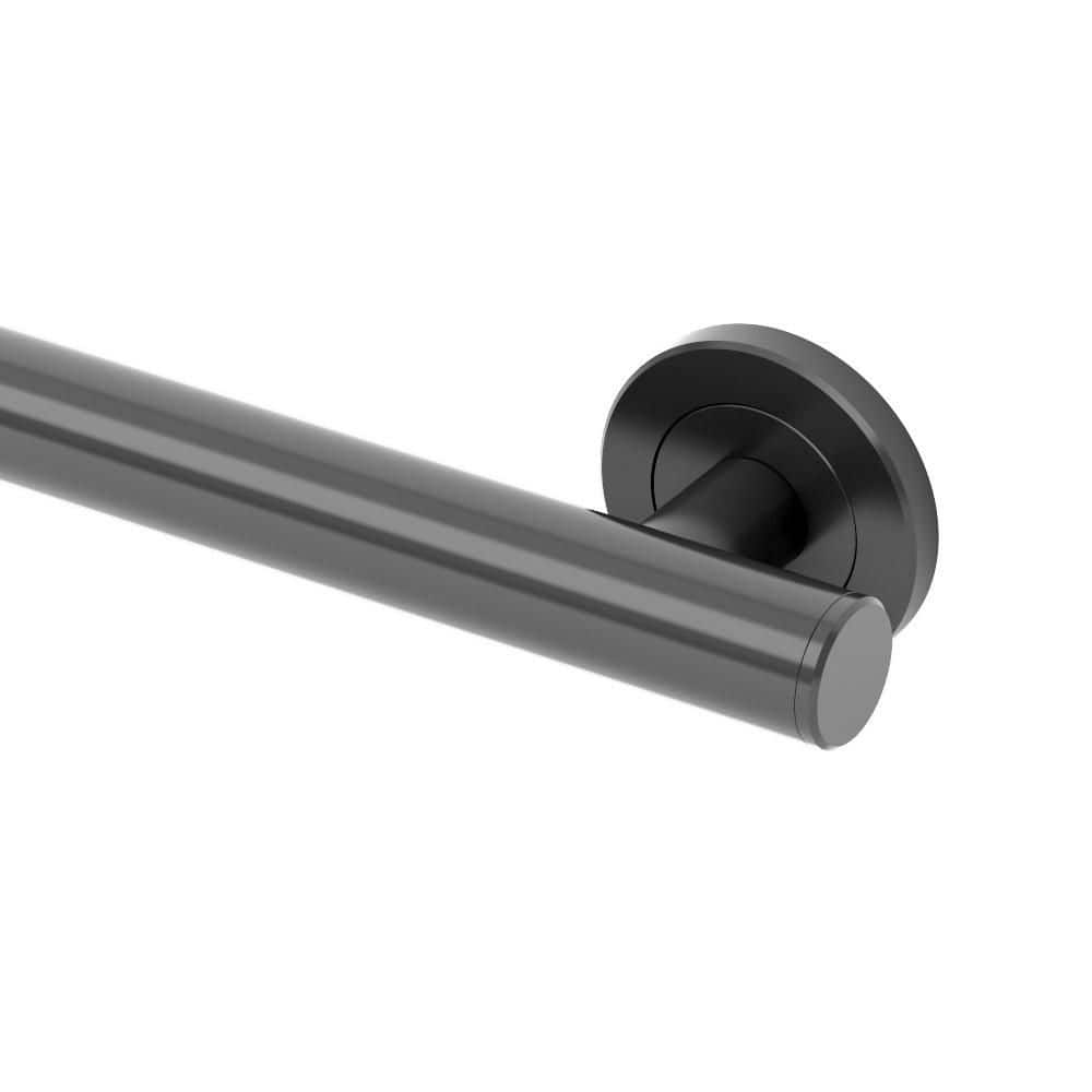 Gatco Latitude II 42 in. Grab Bar in Matte Black 858MX - The Home