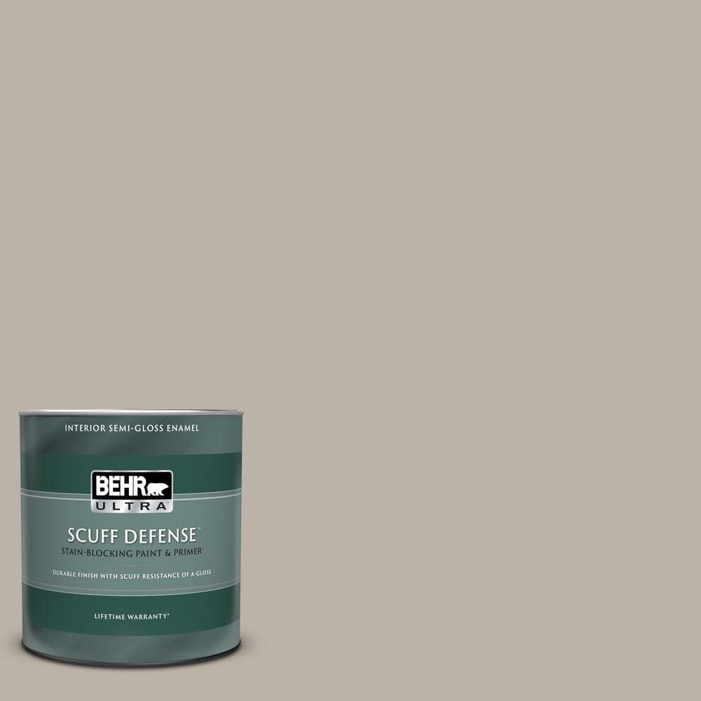 BEHR ULTRA 1 Qt. #MQ2-55 Park Avenue Extra Durable Semi-Gloss Enamel ...