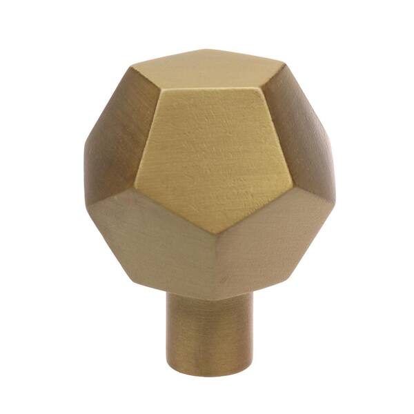 Gliderite 1 2 In Satin Gold Solid, Gold Cabinet Knobs