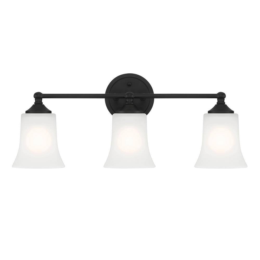 Bronson 23" Matte Black Outdoor Dimmable Vanity Wall Light