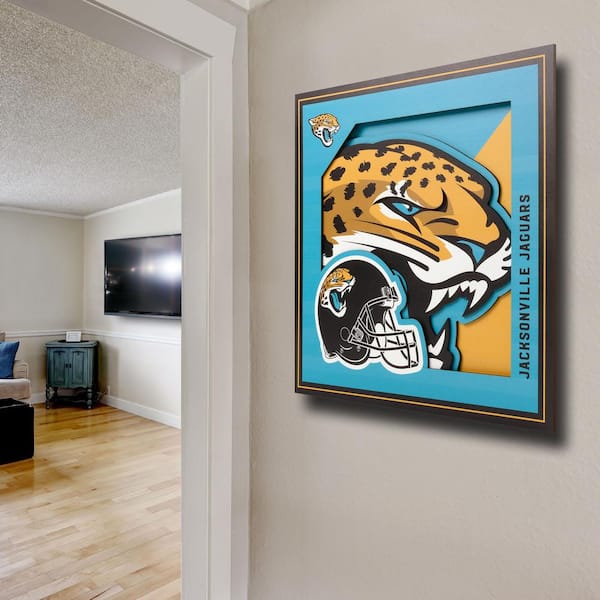 Jacksonville Jaguars 12'' x 12'' State Circle Sign