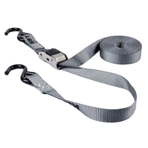 881lbs Break Strength 30% Recycled Webbing 4-Pack 1 x 4 ft FASTY Lashing Straps Cam Buckle Tie Down Black